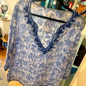 Light weight paisley shirt